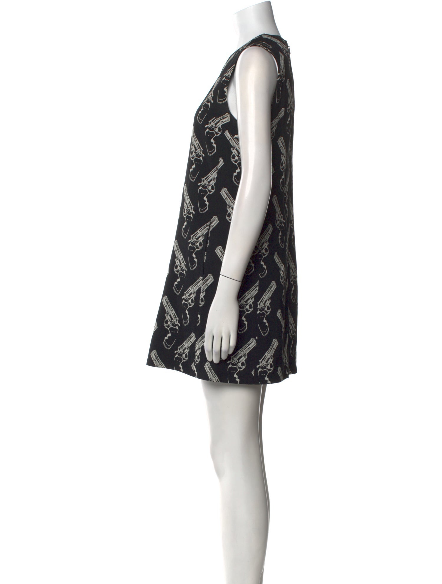 Saint Laurent Printed Mini Dress