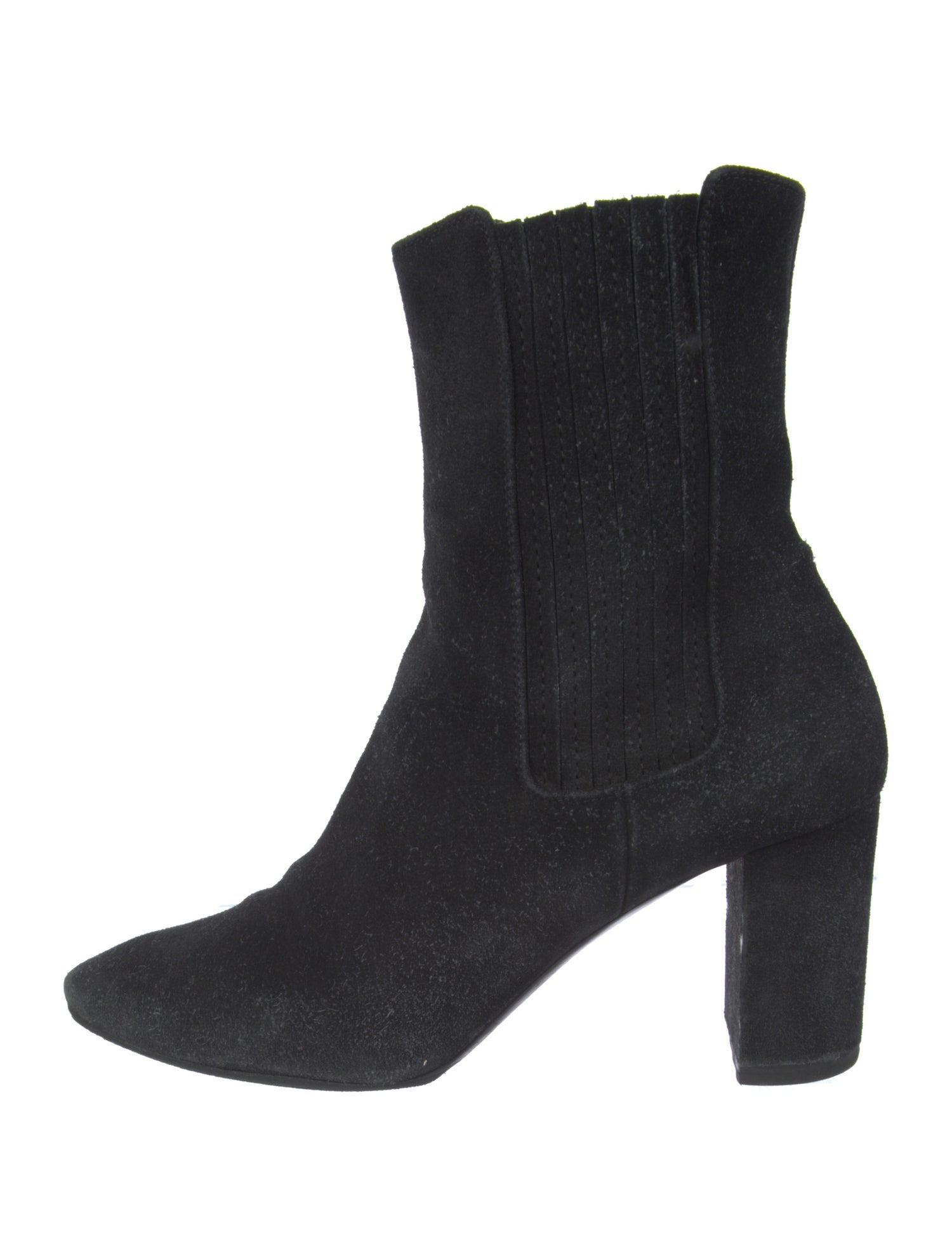 Saint Laurent Suede Sock Boots
