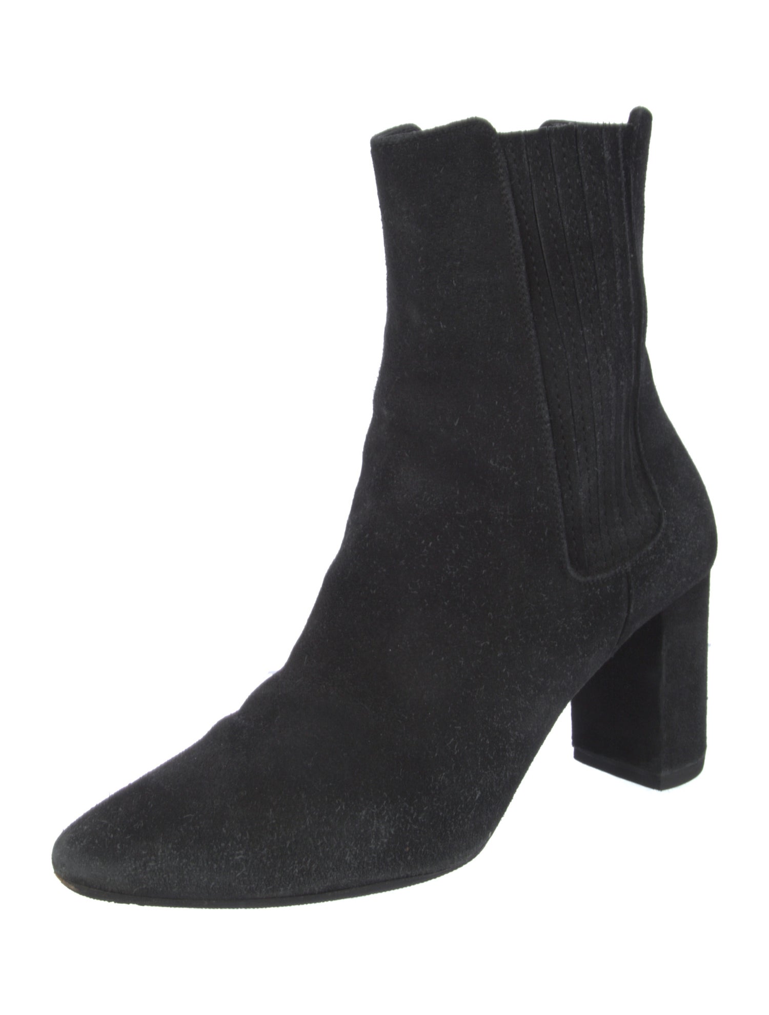Saint Laurent Suede Sock Boots