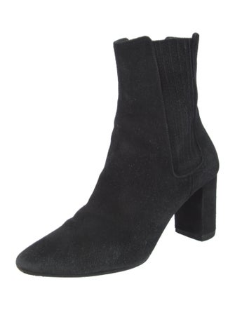 Saint Laurent Suede Sock Boots