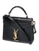 Saint Laurent Embossed Leather Cassandre Mini