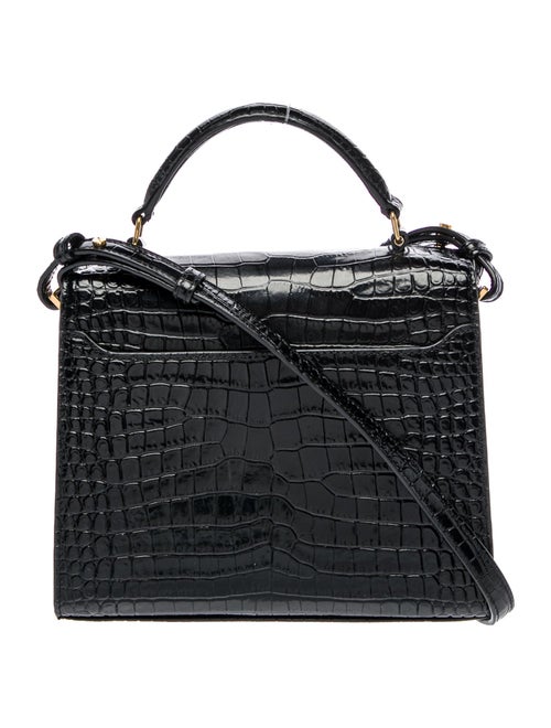 Saint Laurent Embossed Leather Cassandre Mini