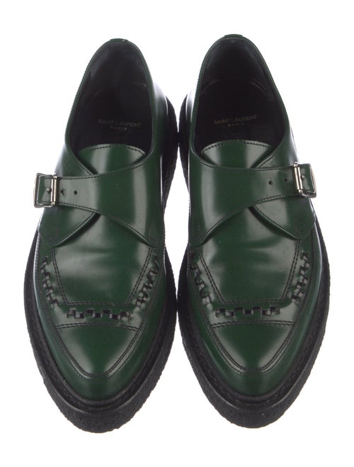 Saint Laurent Leather Monk Straps
