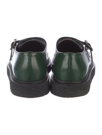 Saint Laurent Leather Monk Straps