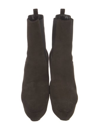 Saint Laurent Suede Chelsea Boots