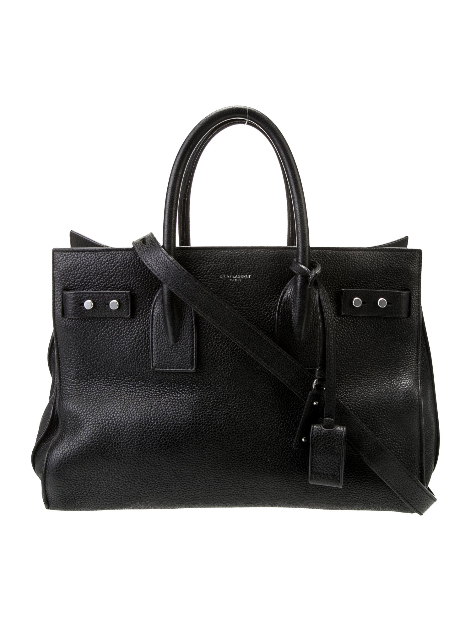 Saint Laurent Leather Sac De Jour Small