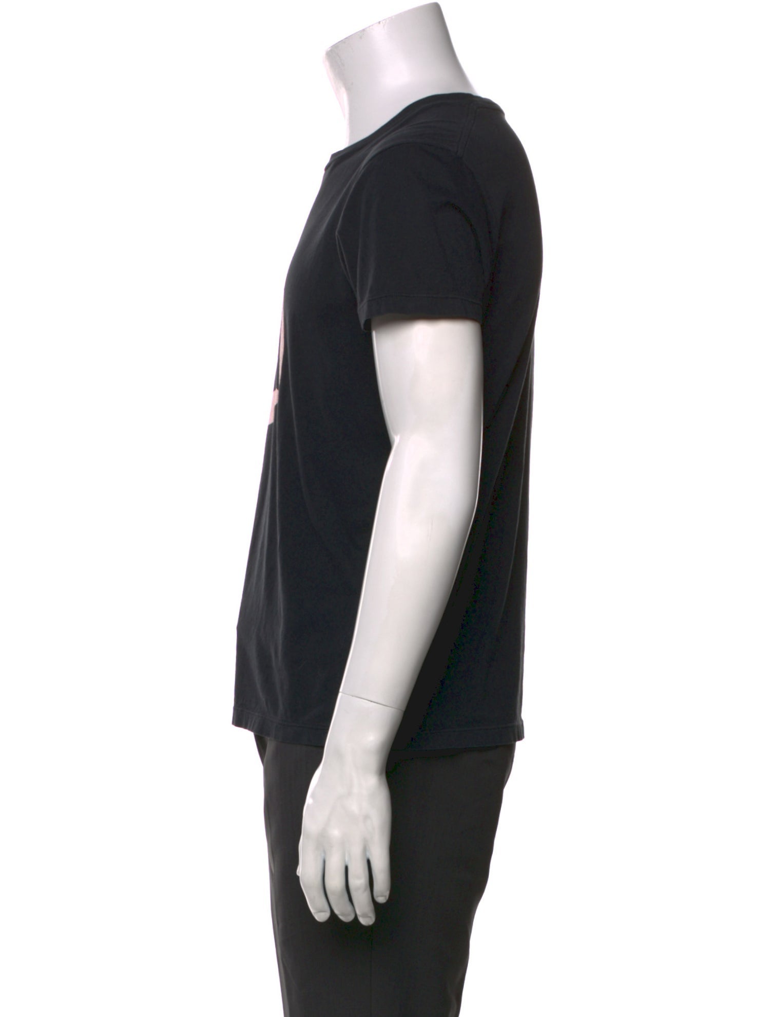 Saint Laurent Graphic Print Crew Neck T-Shirt