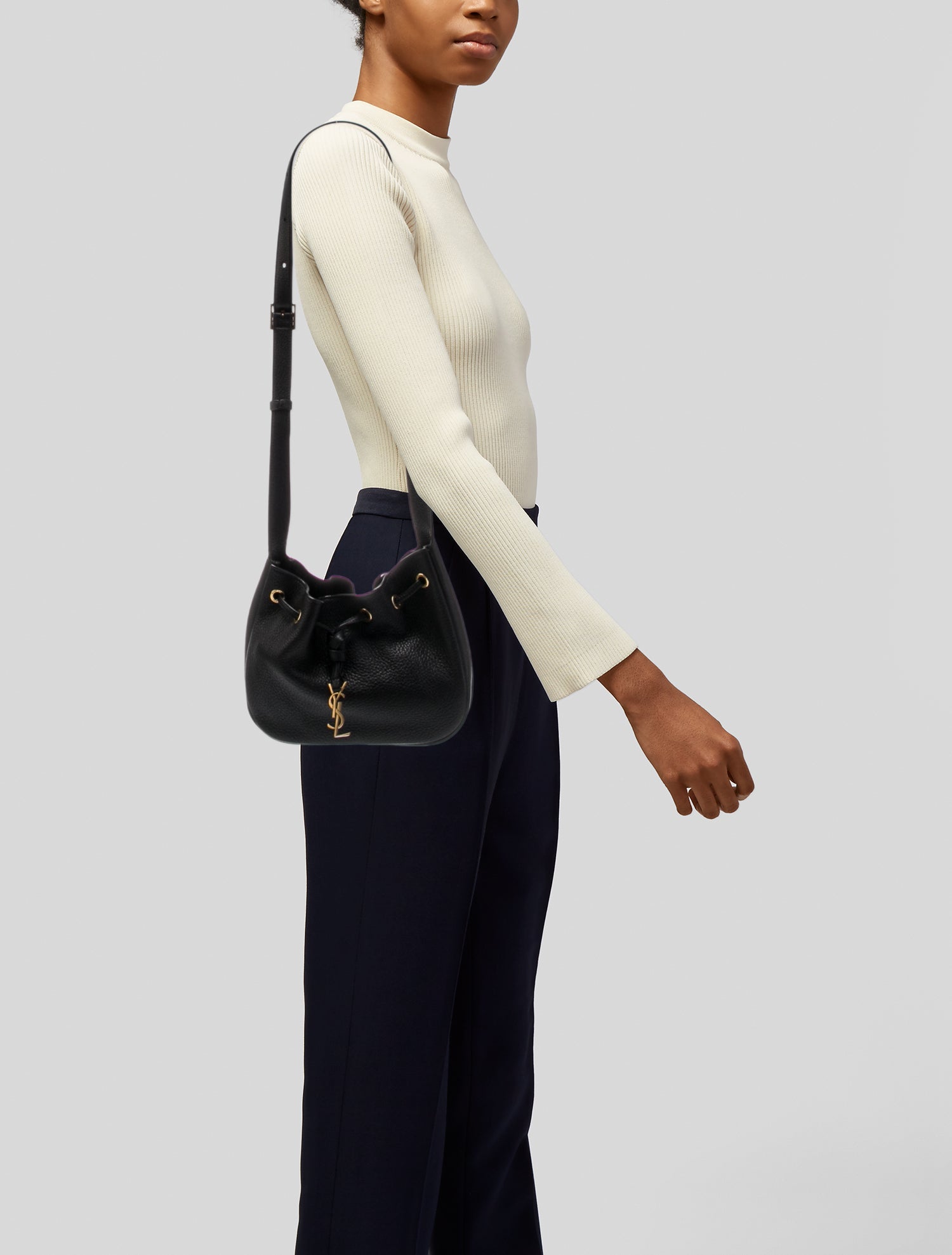 Saint Laurent Leather Paris VII Small