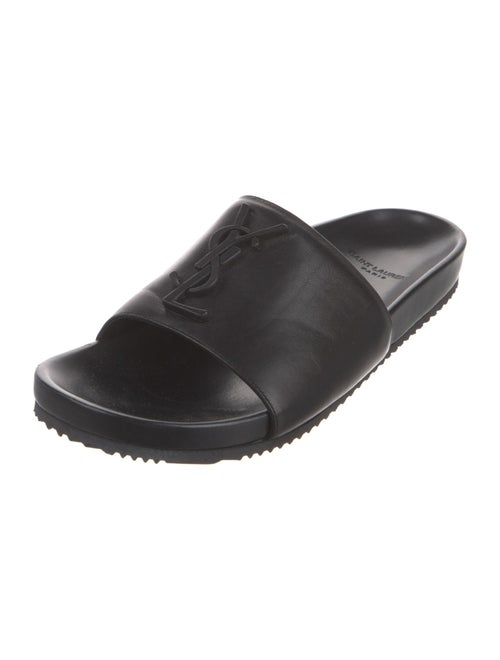 Saint Laurent Leather Slides