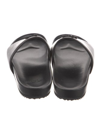 Saint Laurent Leather Slides