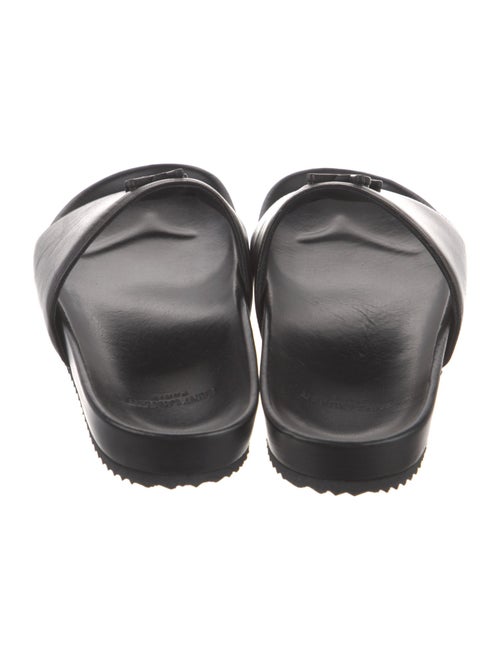 Saint Laurent Leather Slides