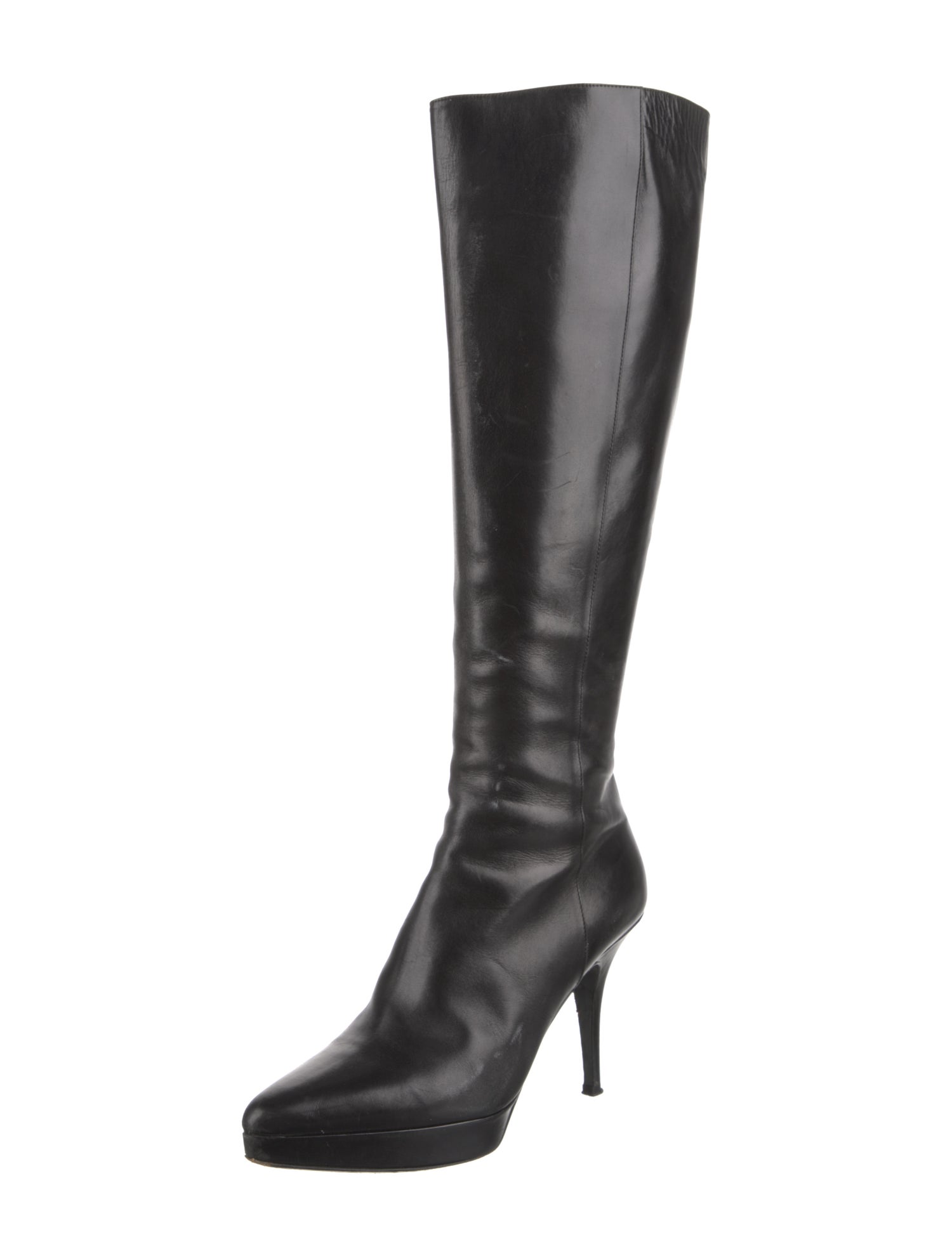 Yves Saint Laurent Rive Gauche Leather Boots