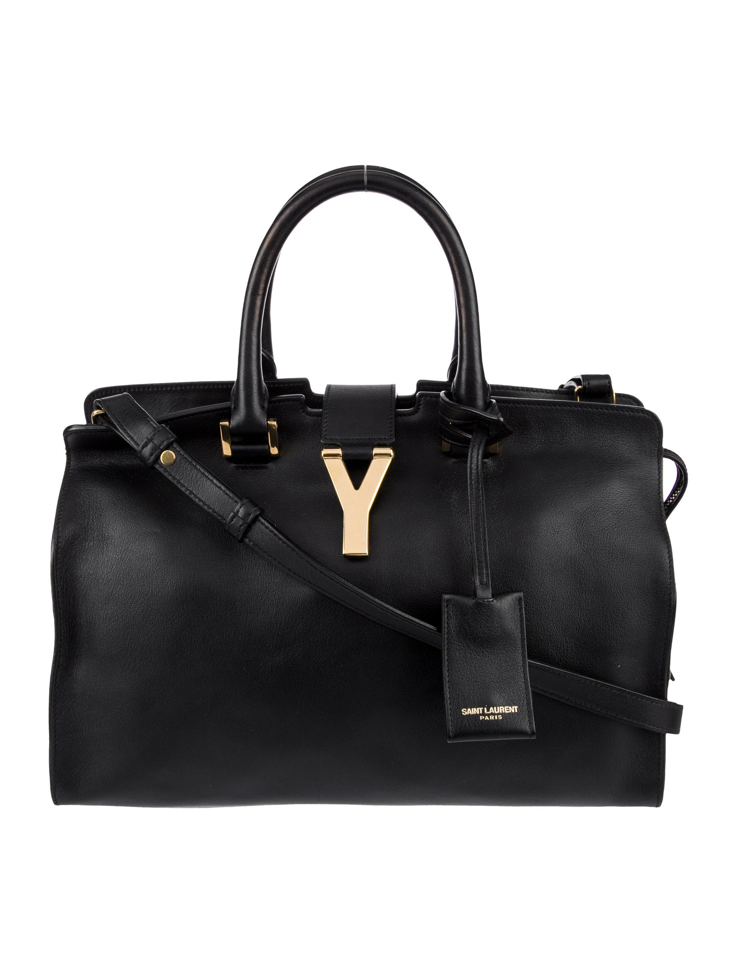 Saint Laurent Leather Y Cabas Small