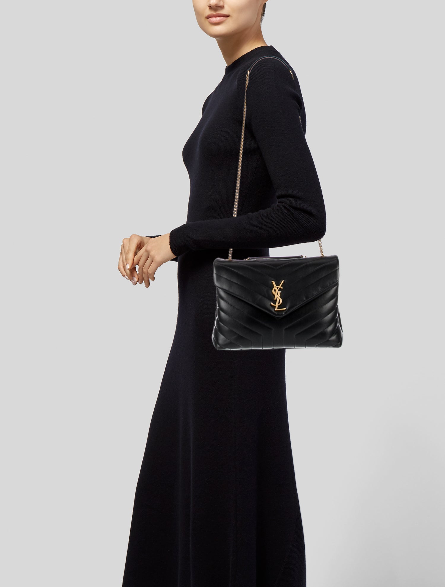 Saint Laurent Leather LouLou Medium