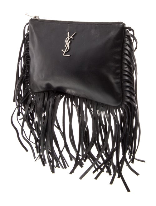 Saint Laurent Leather Fringe Medium