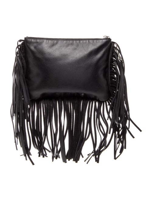 Saint Laurent Leather Fringe Medium