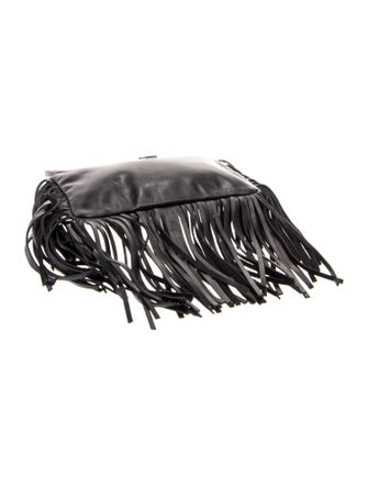 Saint Laurent Leather Fringe Medium
