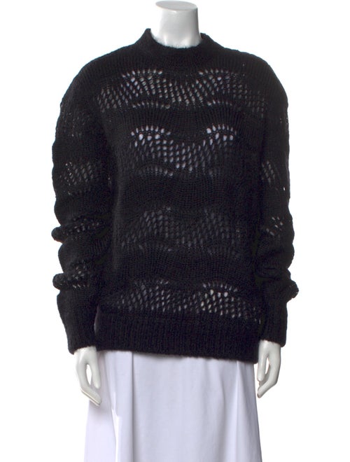 Saint Laurent Mohair Crew Neck Sweater