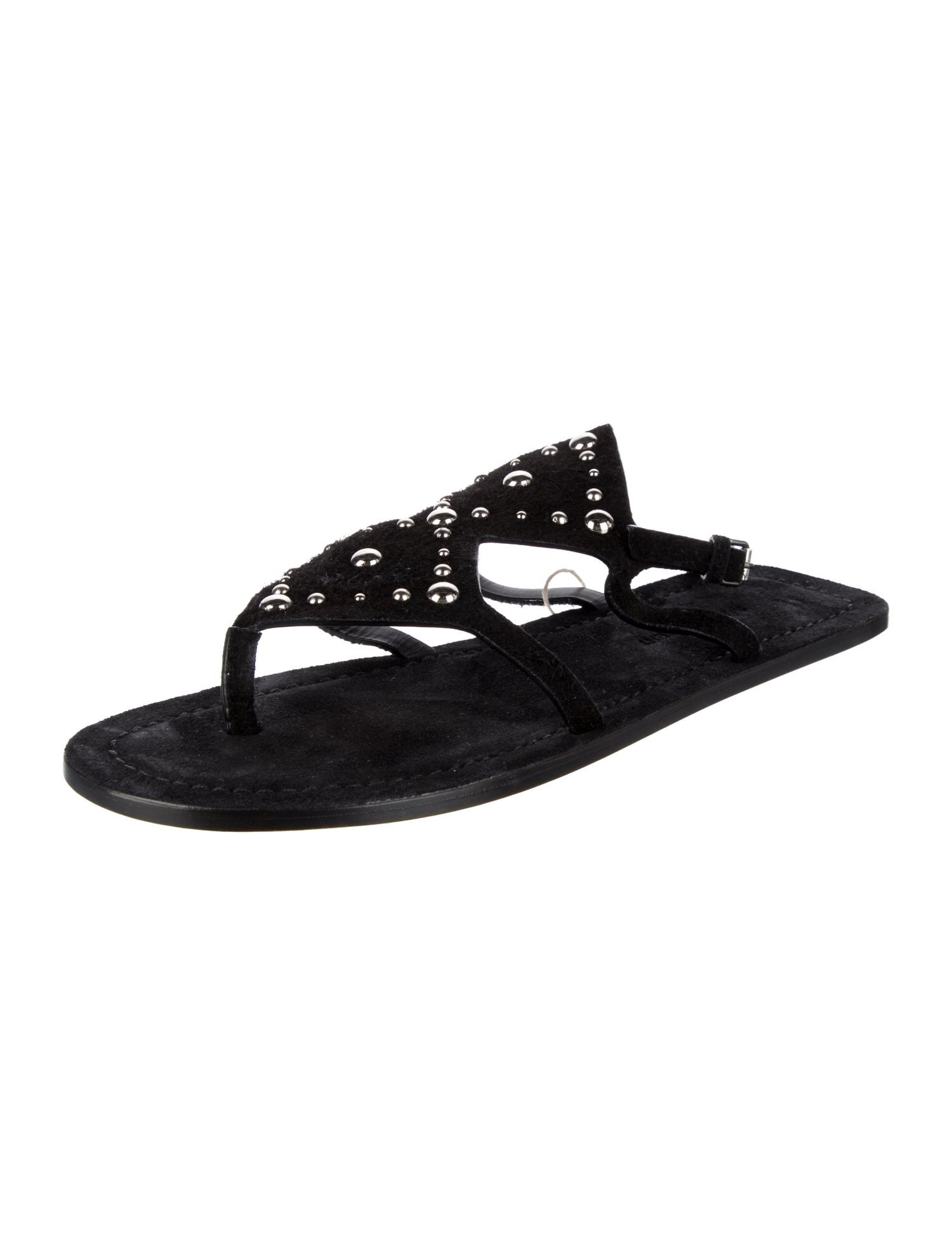 Saint Laurent Suede Slingback Sandals