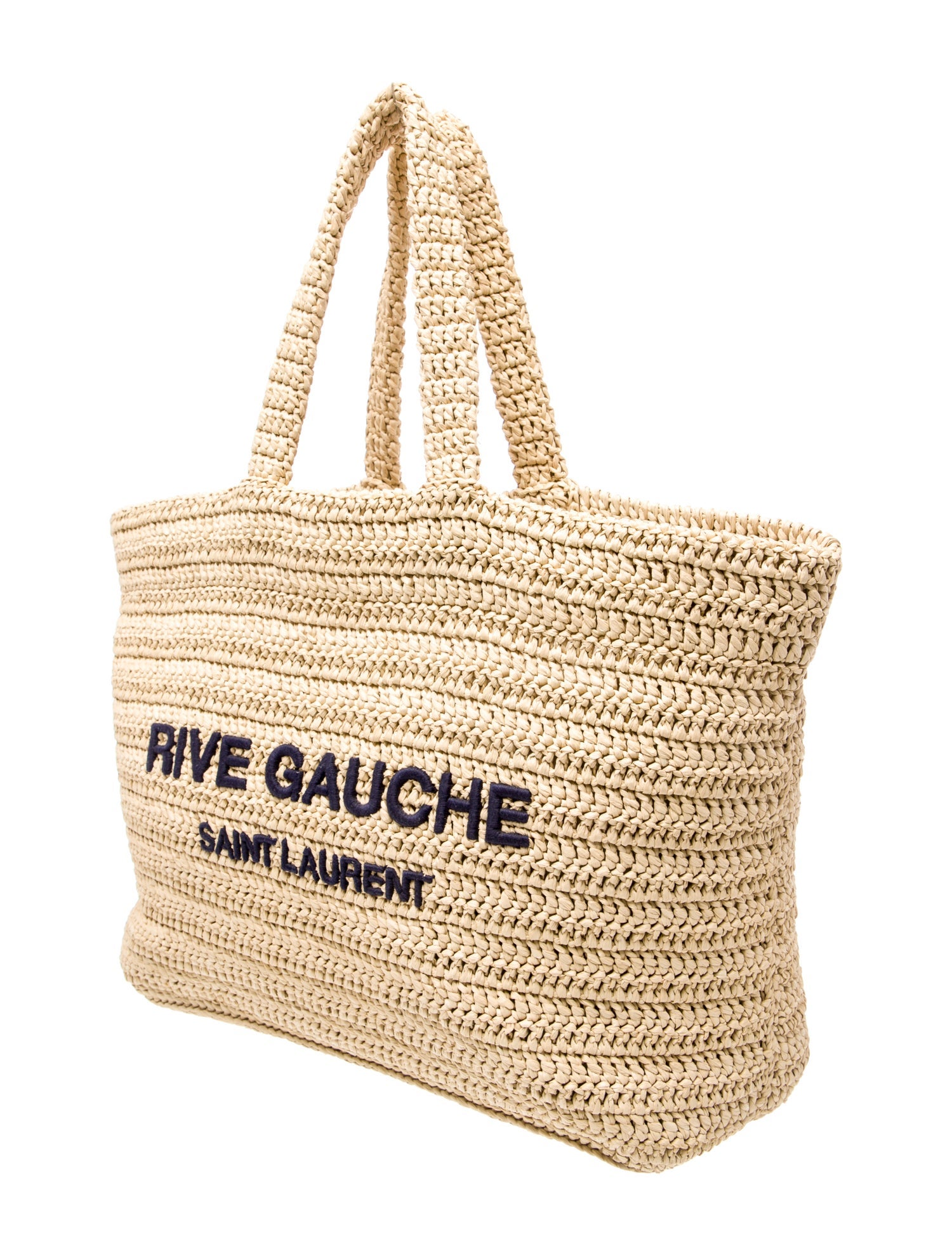 Saint Laurent Raffia Rive Gauche