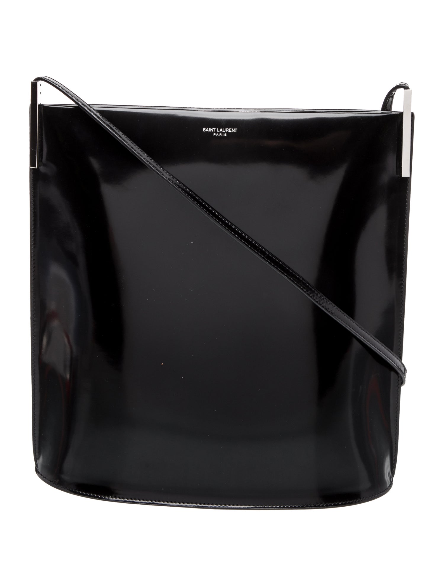 Saint Laurent Patent Leather Suzzane Rigid Small 2023