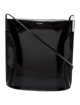 Saint Laurent Patent Leather Suzzane Rigid Small 2023