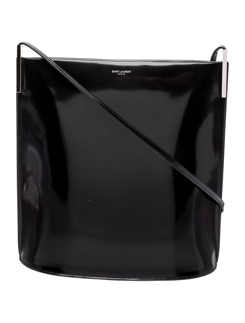 Saint Laurent Patent Leather Suzzane Rigid Small 2023