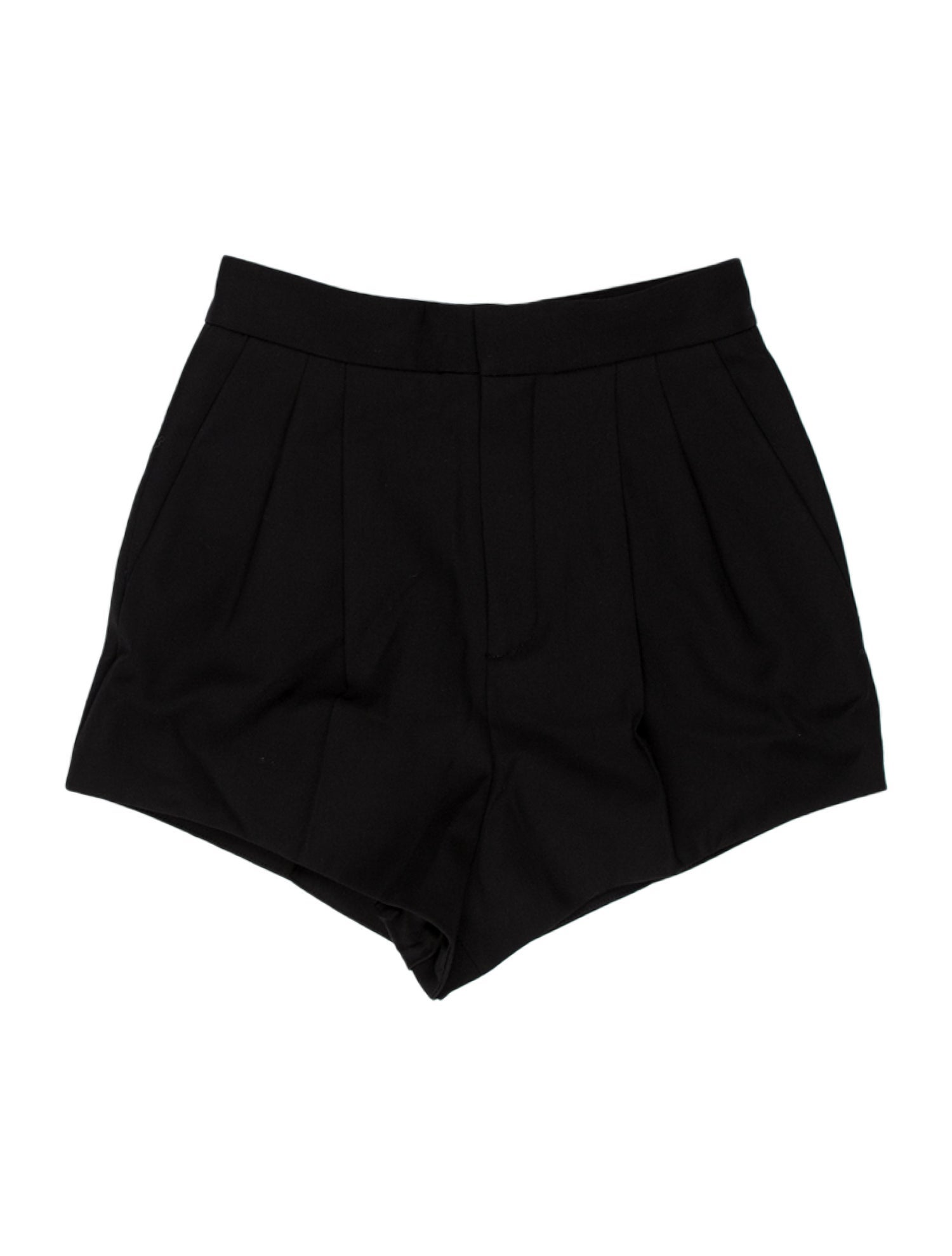 Saint Laurent Virgin Wool Mini Shorts