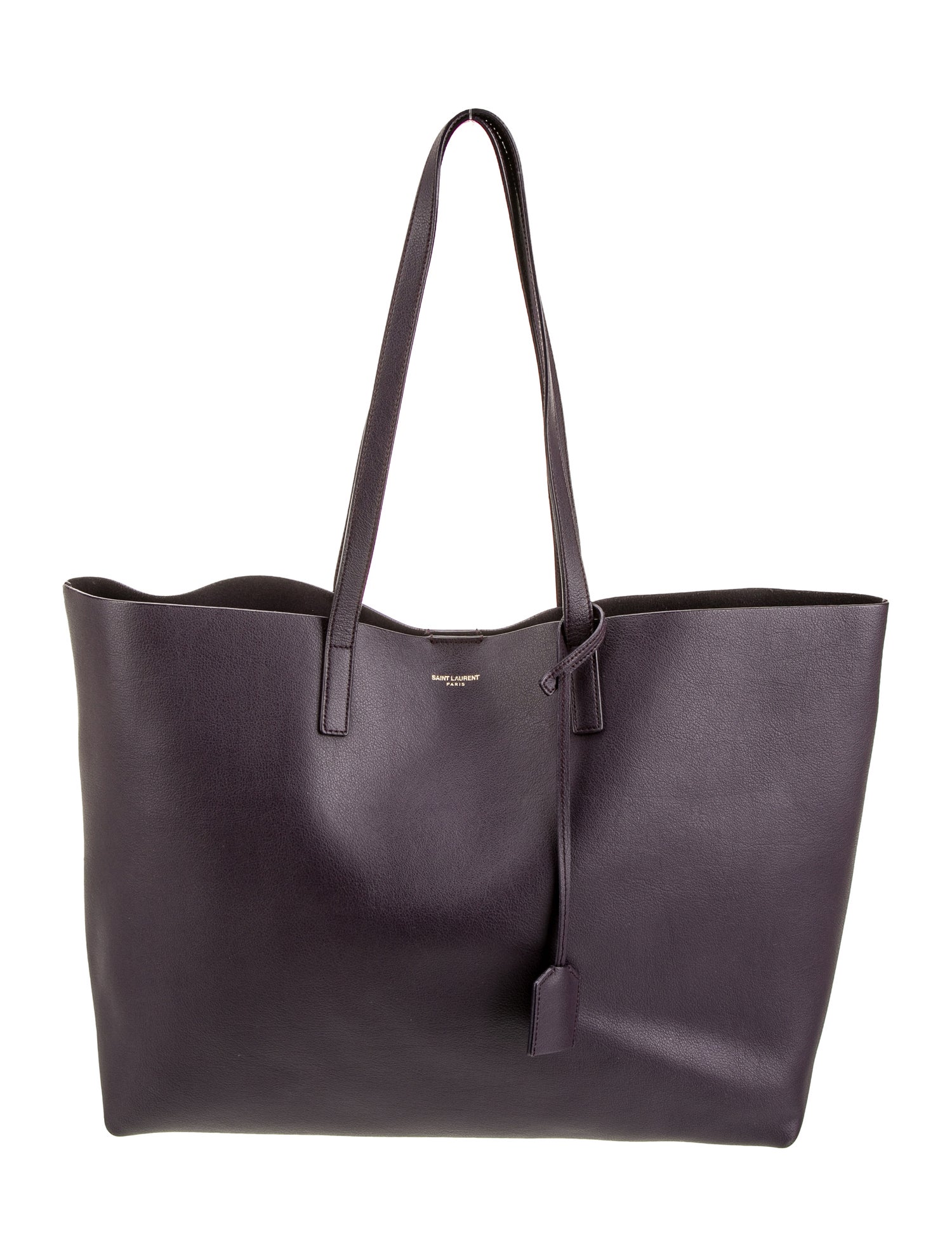 Saint Laurent Leather Tote East West