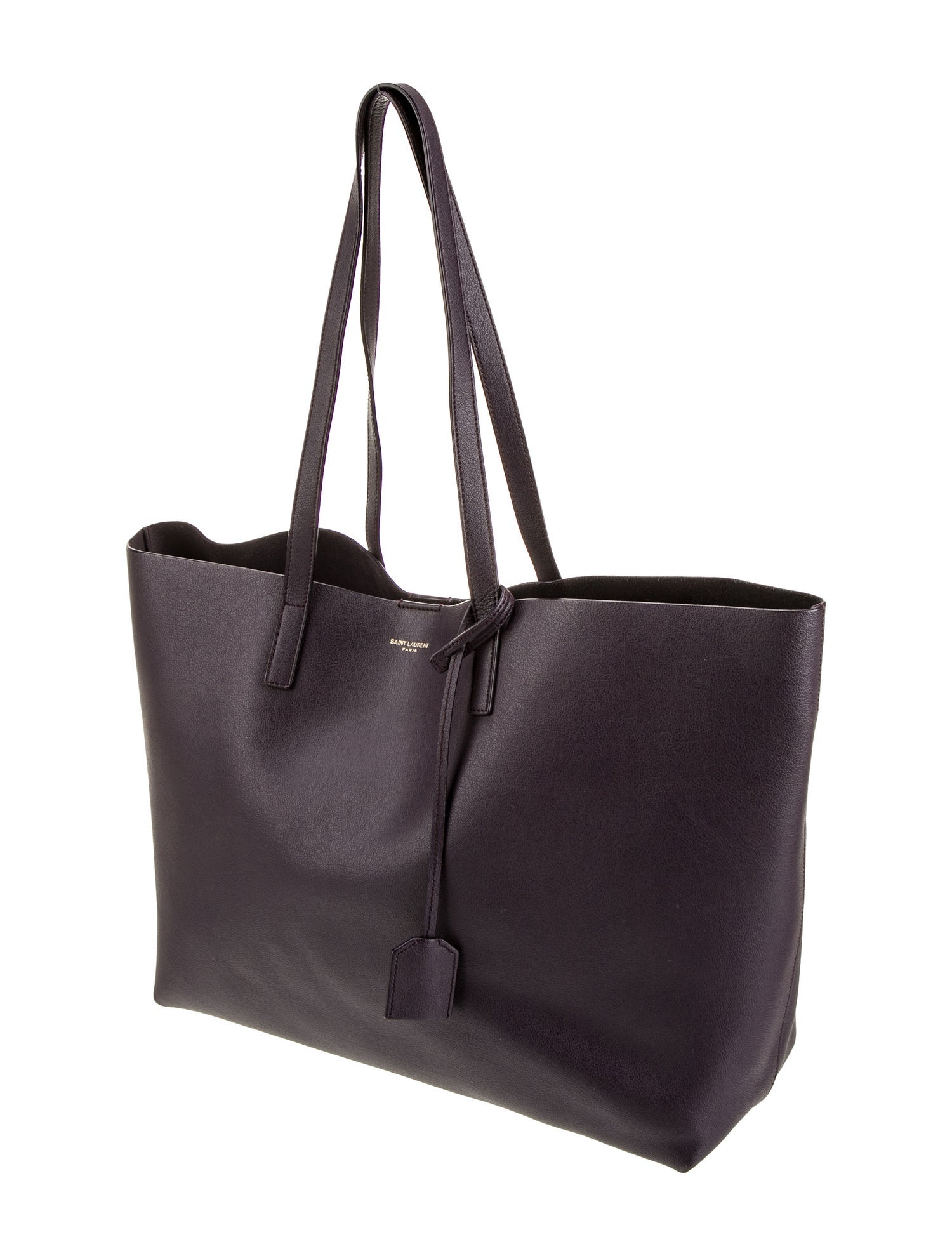 Saint Laurent Leather Tote East West