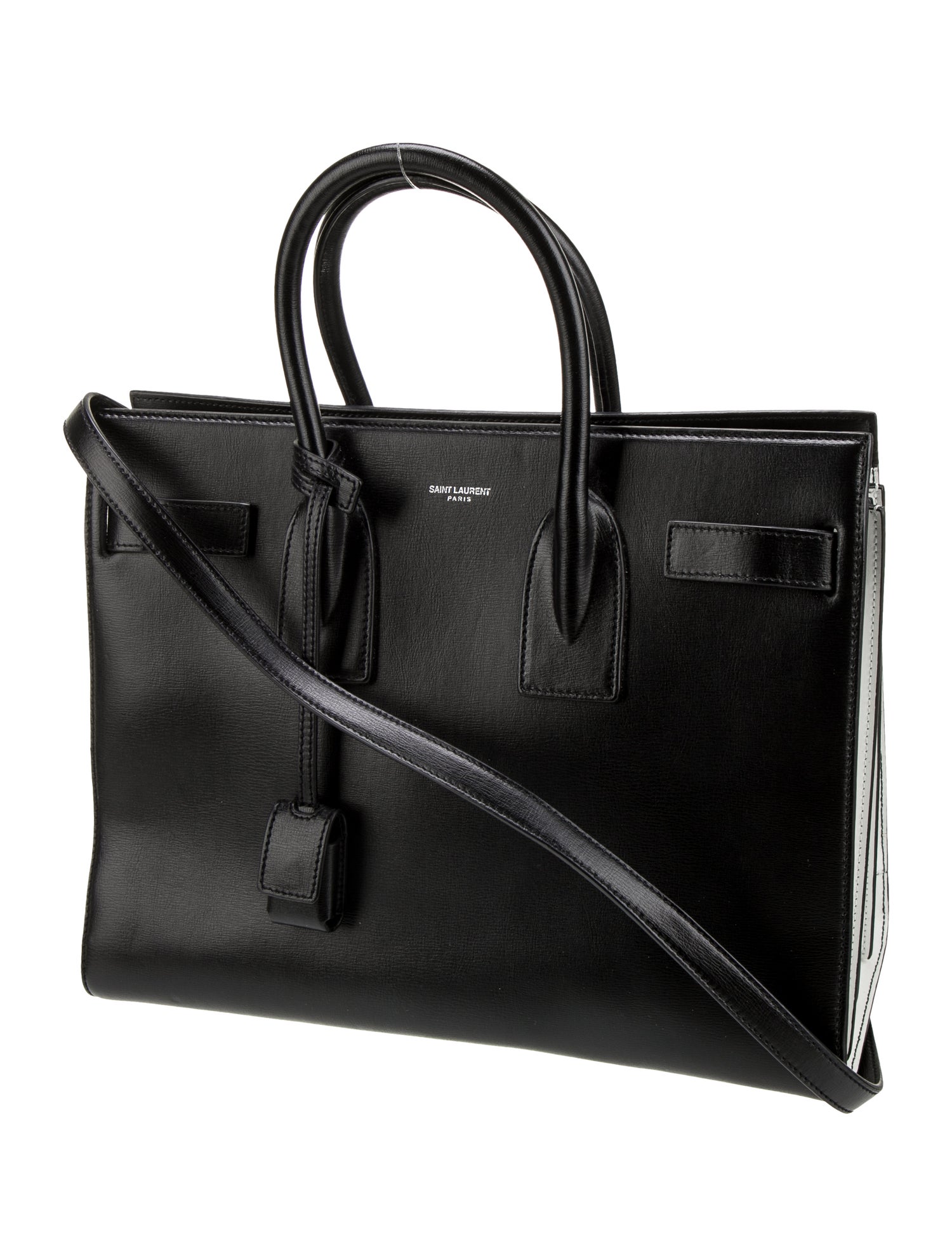 Saint Laurent Leather Sac De Jour Small