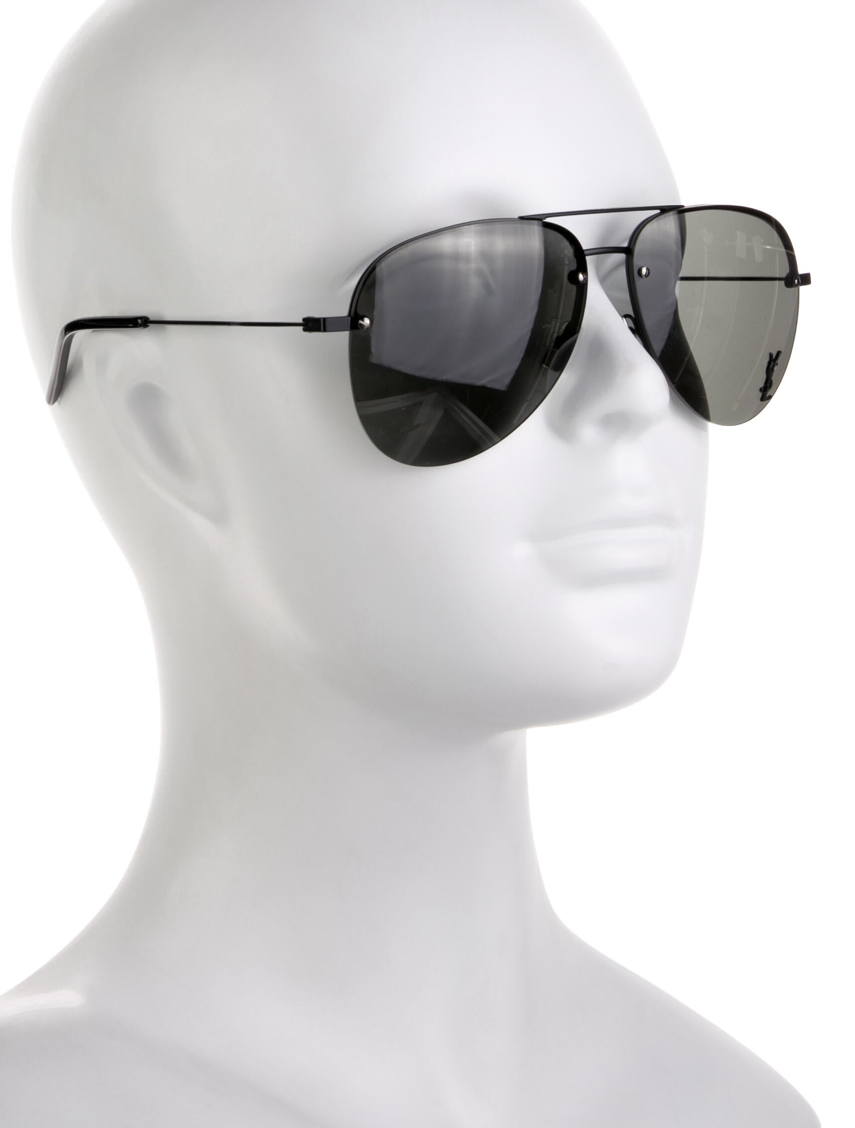 Saint Laurent Aviator Tinted Sunglasses