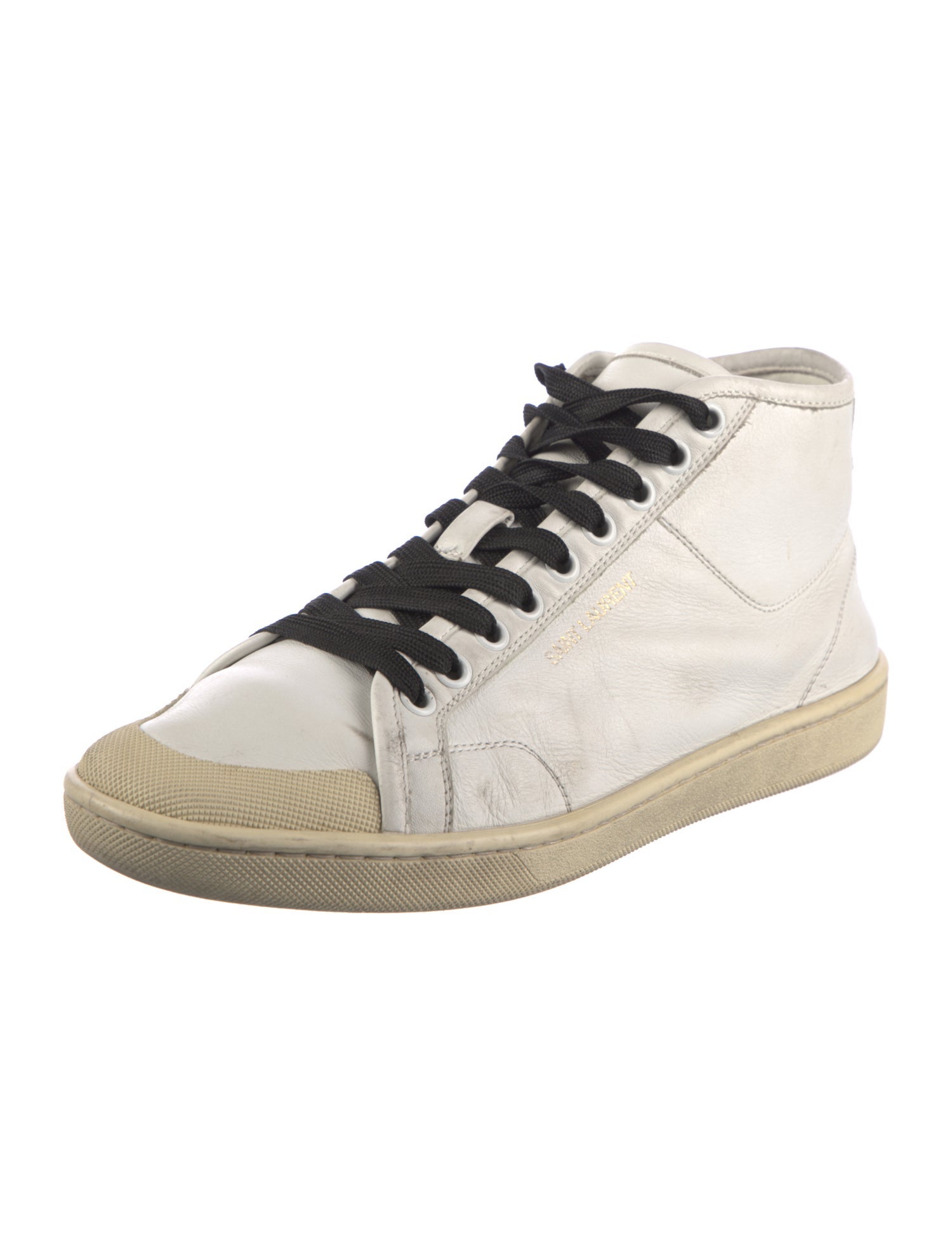 Saint Laurent Leather Sneakers
