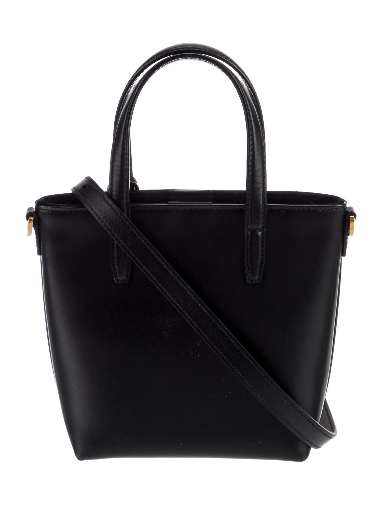 Saint Laurent Leather North/ South Toy