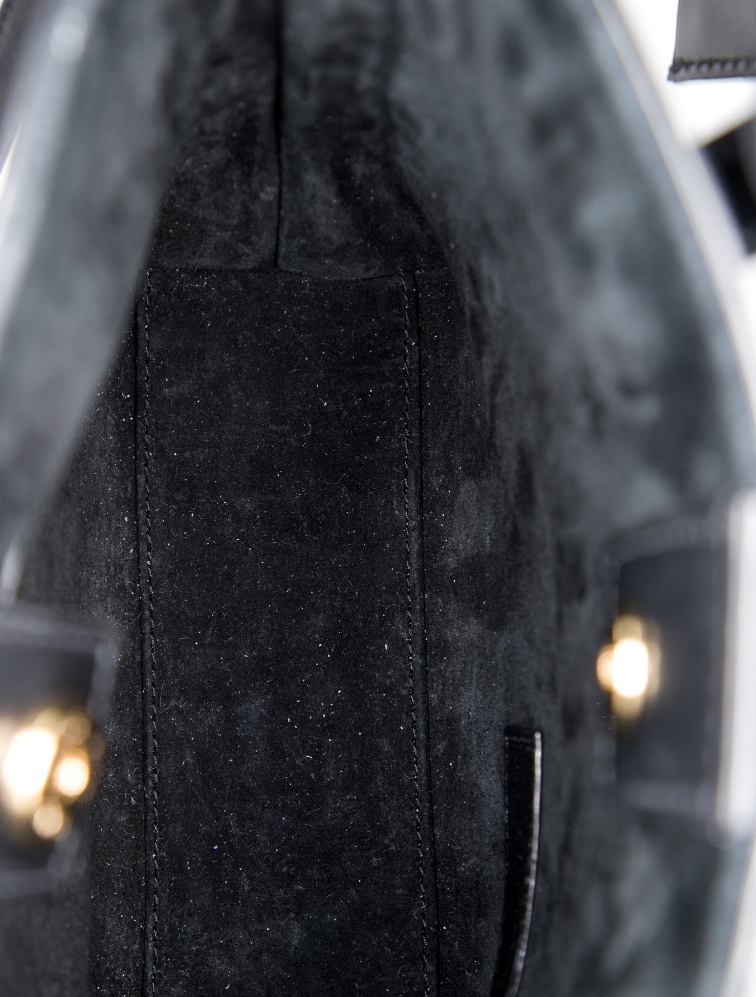 Saint Laurent Leather North/ South Toy