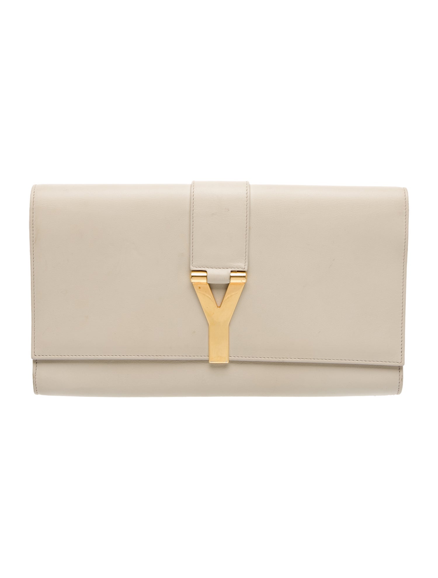 Saint Laurent Leather Clutch