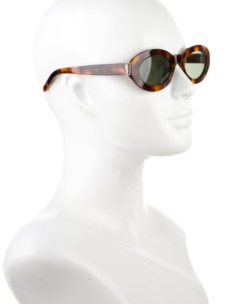 Saint Laurent Round Tinted Sunglasses