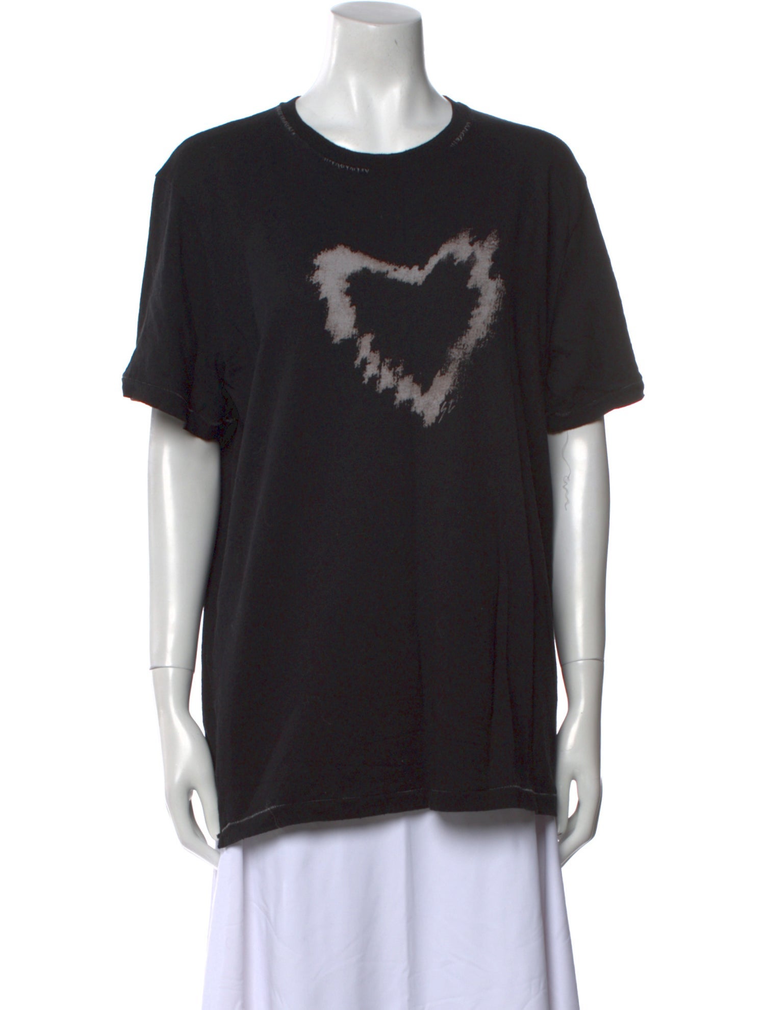 Saint Laurent Graphic Print Crew Neck T-Shirt