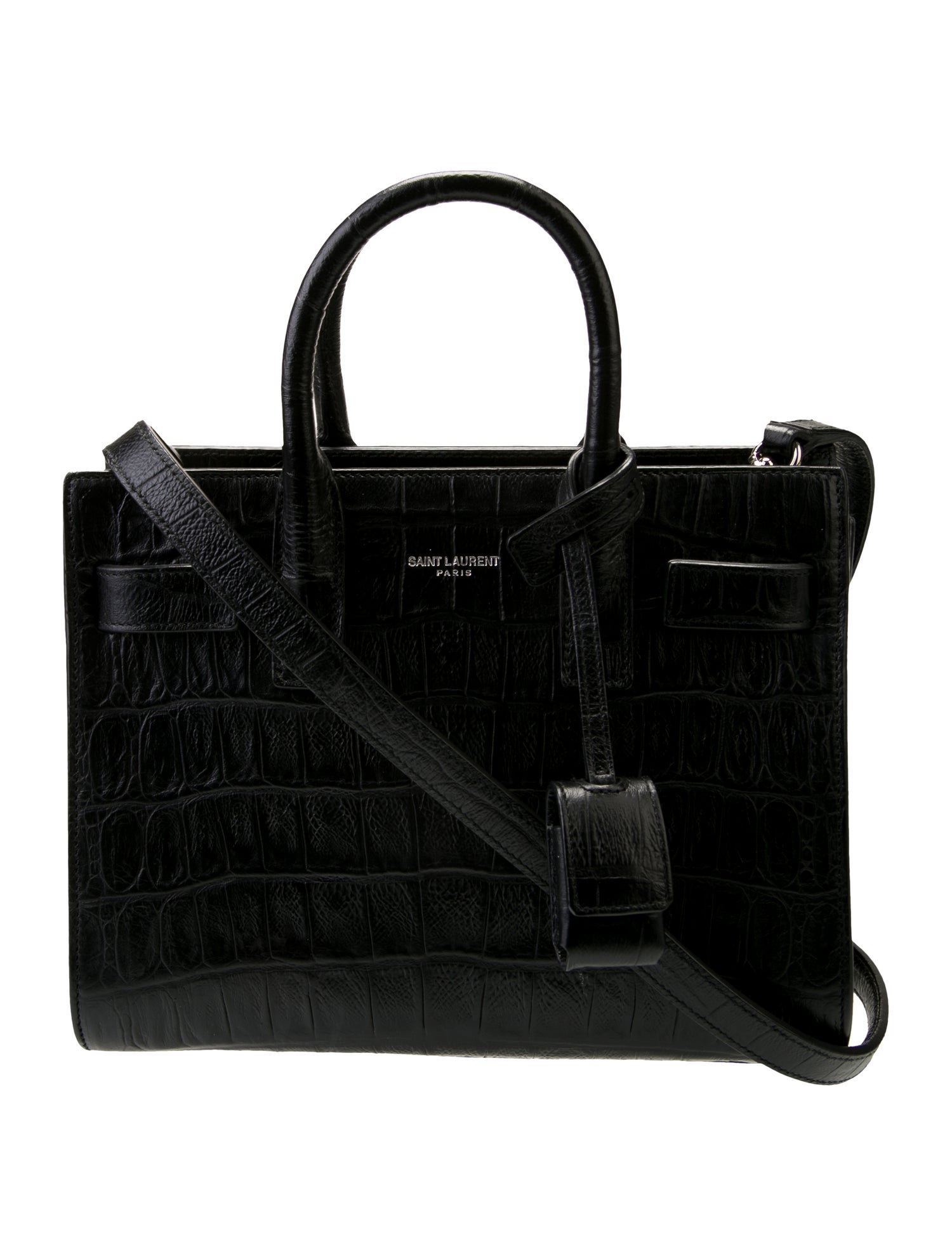 Saint Laurent Leather Sac De Jour Nano