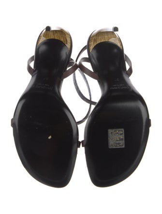 Saint Laurent Saba Leather Sandals