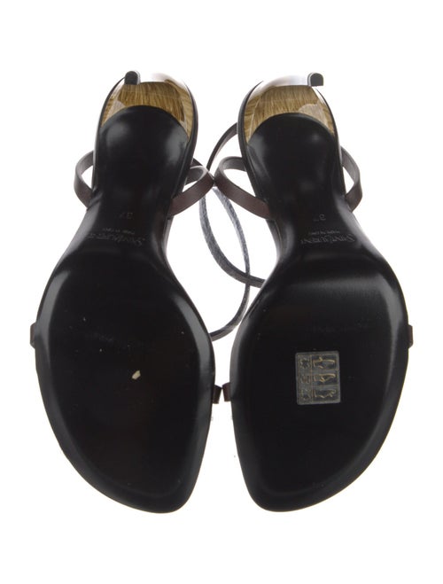 Saint Laurent Saba Leather Sandals