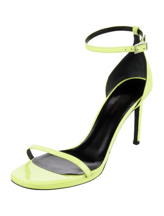 Saint Laurent Patent Leather Sandals