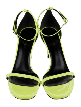 Saint Laurent Patent Leather Sandals
