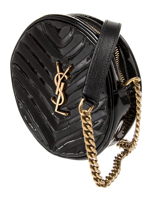 Saint Laurent Patent Leather Crossbody Bag Small 2022
