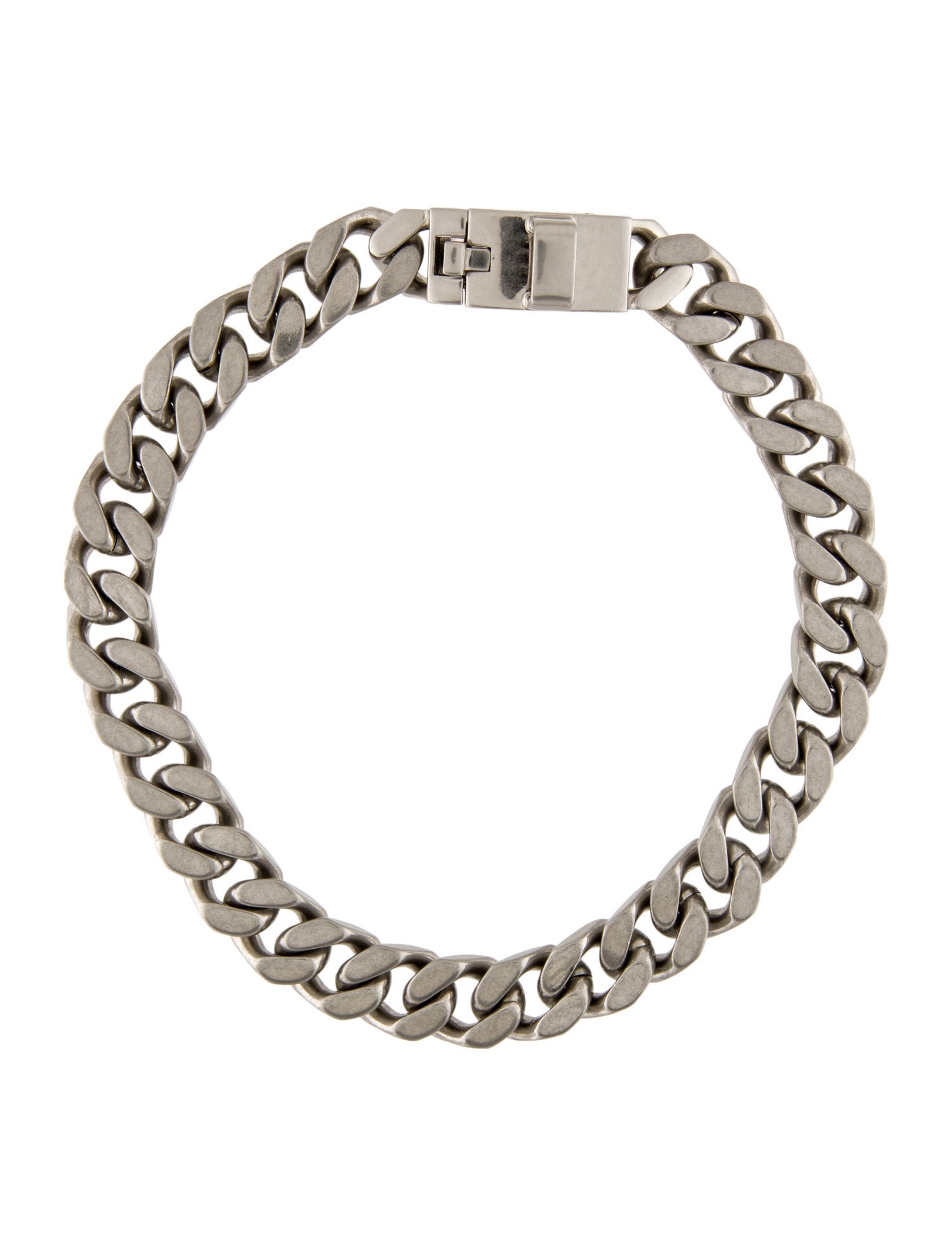 Saint Laurent Curb Chain Choker Necklace