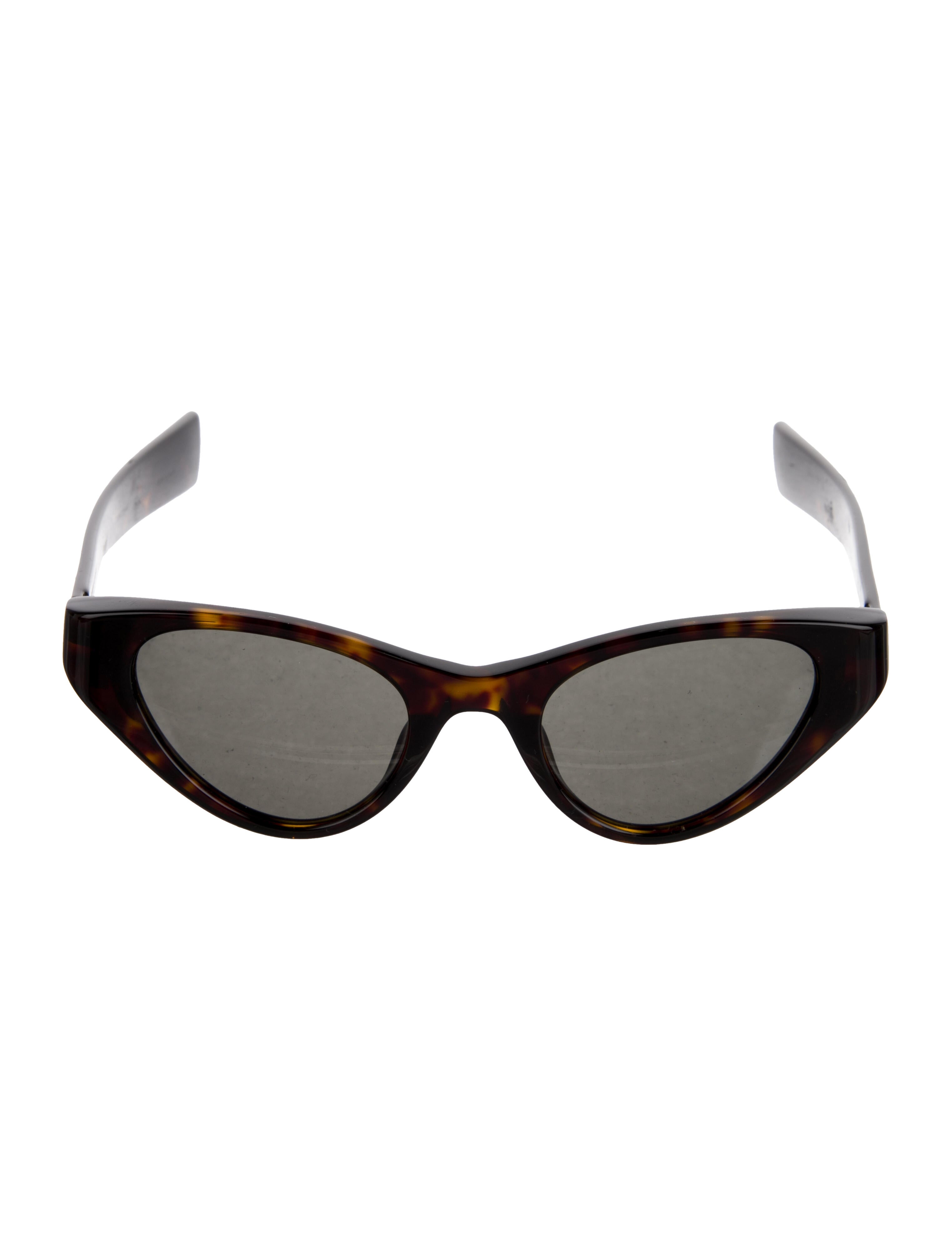 Saint Laurent Cat-Eye Tinted Sunglasses