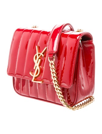 Saint Laurent Patent Leather Vicky Small