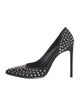Saint Laurent Leather Studded Accents D'Orsay Pumps