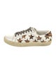 Saint Laurent Leather Animal Print Sneakers