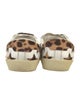 Saint Laurent Leather Animal Print Sneakers